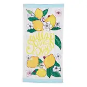 Vera Bradley LEMON GROVE Blue White Large Beach Towel Pattern NEW