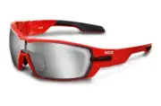 KOO Open Cycling Sunglasses Medium Red/Black SMOKE MIRROR/CLEAR Italy ZEISS Kask