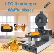 Electric UFO Burger Maker Nonstick Ice Cream Waffle Panini Press Maker 1200W AU