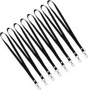 BCOATH 8Pcs Employee Id Badge Lanyards Neck Hanging Ropes for Cameras Keychains and Usbs Lightweight for Office and Events