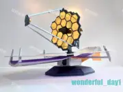 1/100 Scale ESA James Webb Space Telescope JWST Model 3D Print Toy Gifts