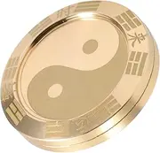 CIYODO Fidget Coin Slider Toy Brass Metal Decompression Slider for Anxiety Relief Portable Fidget Toy for Adults and Teens for Office Go Fun