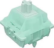 Gateron Mint Mechanical Keyboard Switches,5-Pin 55gf Dual-Stage Spring for Heavy Typing & Gaming Pre-Lubed Linear Switches(plugin,108Pcs)