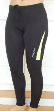 Jaggad Fleece Long Cycling leggins Tights Knick Pants bike Men Women S -XXL Lime