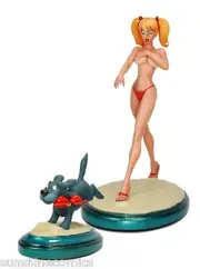 CS Moore Mandy and Skoots Signed Statue 20/500 Clayburn Moore Dean Yeagle NEW