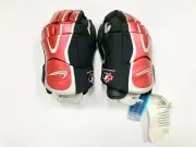 * NEW* Vintage Nike Air Quest 2 Team Canada Hockey Gloves 14.5" SR red black ice