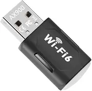 ZENWORYS 900Mbps WiFi 6 USB Adapter AX900 2.4G 5G Dual Band USB Dongle Wireless WLAN Receiver for Win10&Win11