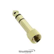 Audio Adapter - 1/8" female to 1/4" male - Stereo TRS Screw-On with Thread