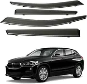 Car Window Deflector, Compatible with BMW X2 MK1-F39 2018-2024 Window Visor Vent Awning Rain Guard Deflector Shelter