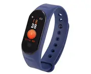 Color Screen M3 Smart Watch Heart Rate Blood Oxygen Monitor Fitness Exercise Sports Bracelet-Blue
