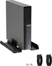 Universal Mini PC Desk Stand for Dell HP Lenovo Adjustable Vertical Desk Stand for Dell OptiPlex MFF 7050 7060 Lenovo ThinkCentre M910Q M700 HP EliteDesk 800 Mini PC Desk Mount Holder