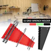 2PC Wall-Mounted Spanner Rack Tool Storage Wrench Holder Organiser∷