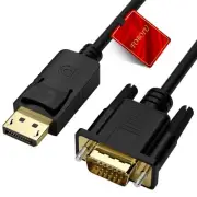 DisplayPort to VGA, VGA Adapter 6 Feet DP Cable Connects Port from 6 feet