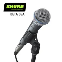 在飛比找PChome24h購物優惠-★SHURE★BETA 58A動圈式人聲麥克風-原廠公司貨