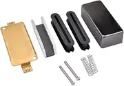 Kisangel Set Humbucker Pickup Baseplate Cover Slug Bobbins Double Coil Pickup Kit for Style Electric Guitar Quality Cupronickel Construction for Optimal Performance