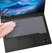 Keyboard Cover for 2024 Lenovo ThinkPad T14 T14s L14 P14 (Gen 3/Gen 4), Thinkpad x1 Carbon Gen 11/10, Thinkpad E14 Gen 5, ThinkPad X1 Yoga Gen 8/7, Thinkpad 14 Inch Laptop Keyboard Skin-Clear
