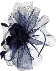 [Holibanna] Cocktail Party Hat Wedding Mesh Fascinators Women Tea Party Headband Accessories for Hair Women Clothing Trendy Fascinator Hats for Women Tea Party Artificial