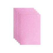5Pcs Pink Glitters Foam Sheets, 8"x12" Sparkle EVA Foam Sheets(1.5mm Thick)
