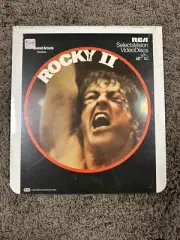 Sealed Rocky II RCA SelectaVision CED VideoDisc Seal Has Damage (see Pics)