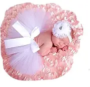 [KAIXIN] Newborn Baby Girl Tutu Suit/Baby Girl Photography Props Set