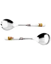 Spode Woodland Cutlery Set of 2 Salad Servers