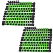 Socket Organizer Drive ABS Tools - Socket Holder, Premium Quality 18 Pcs Green