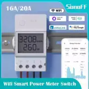 SONOFF POW Elite 16A/20A Wifi Smart Power Meter Switch Power Consumption Sensor