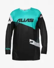 ALIAS A1 JERSEY BLK/GRN 509 FOX RENTHAL ATB MOUNTAIN BIKE Mens XL cycling MOTO