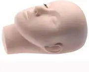 Pro Training Mannequin Flat Head Practice Make Up Eye Lashes Eyelash Extensions,Practice Training Head Manikin Cosmetology Mannequin Doll Face Head (Mannequin Head Only)