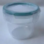 SNAPWARE 2 Cups Food Container & 4” LID Airtight Leakproof Round Clear Plastic