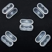 50 Pack Bead Chains Connector, 4.5mm #10 Ball Chain Cord Connector Clips for Window Blind Pull Chain Replacement/Repair (Clear)
