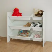 在飛比找momo購物網優惠-【ikloo 宜酷屋】純白組合玩具收納置物櫃(兒童玩具 收納