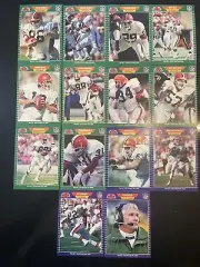 1989 Pro Set Cleveland Browns Team Lot
