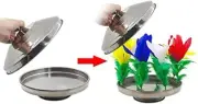 Fire Dove Pan Double Load Magic Tricks Stage Illusions Magician Props Appearing