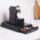 60 Pods Coffee Capsule Holder Dispenser Rack Storage Drawer Organizer Nespresso