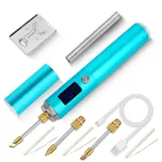 BS45 Portable Soldering Iron 16-20W Adjustable Voltage 320-450℃ USB Charging 2600mAh Battery Quick Heat Up High Temp Res