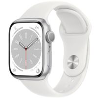 Apple Watch Series 8 GPS 45毫米 銀色鋁金屬錶殼配運動錶帶 MP6N3ZP/A 香港行貨