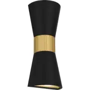 Quoizel DEX8406 Dexter 15" Tall LED Wall Sconce - Black