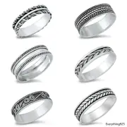 NEW! Sterling Silver 925 BALI DESIGN RING SIZES 5-10