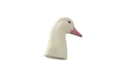 Snow Goose Looker Heads. 12 pack Snow Goose Sock Heads only. Windsock Heads.