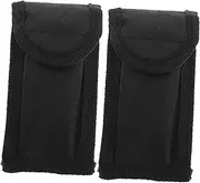 TOBBOMEY 2pcs Nylon Cutter Storage Bag Outdoor Pouch for Convenient Travel Home Organization Compact Design for Long Lasting Use Versatile Cutter Carrying