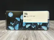 GENUINE HP DesignJet 746 Photo Black 300ml CARTRIDGE P2V82A, Brand New Sealed