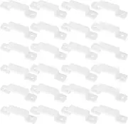 SING F LTD 200Pcs Silicone Fastener Clips Replacement Led Strip Light Fixing Clips Strip Light Mounting Bracket Clip Lighting Accessories