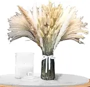 Pampas Grass Wall Decor - Floral Decoration - Rustic Pampas Grass, Decorative Tabletop Centerpieces Decor for Adult Women House Party Festival Wedding