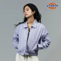 在飛比找momo購物網優惠-【Dickies】女款宇宙藍紫色可調節下襬設計短版艾森豪外套