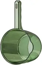 Spoon Large creative deepened water spoon Water Spoon Kitchen Spoon Household Spoon Long Plastic Table Spoon(Green)