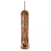 Amazing Lotus Chakra Crystals Incense Holder Burner Wicca Altar