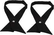 [VALICLUD] 2PCS Adjustable School Uniform Cross Bowtie Lightweight and Durable Necktie for Daily Use Elegant and Skin Friendly Design for Students and Formal Occasions