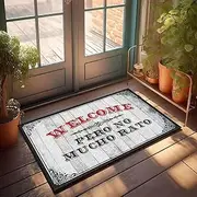 Fall Welcome Mats Outdoor Welcome Pero No Mucho Rato Doormat Fall Outside Door Mats Decorations for The Kitchen (Color : Colour, Size : 40X60CM)