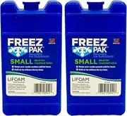 Freez Pak Reusable Ice Pack (2 Pack) Ice Packs for Lunch Bags and Coolers